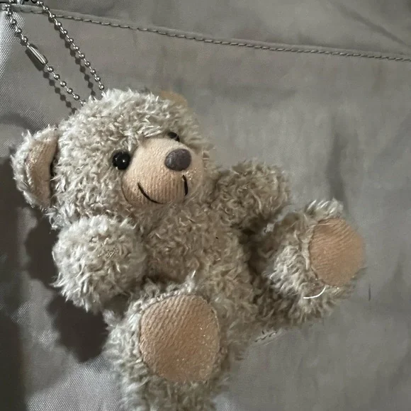 Teddy Bear Brown Plush Keychain - Picture 4 of 4